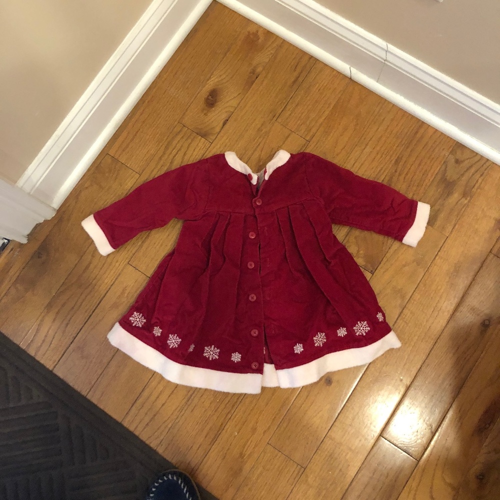 Hanna Andersson Red corduroy dress 80 18-24 months
